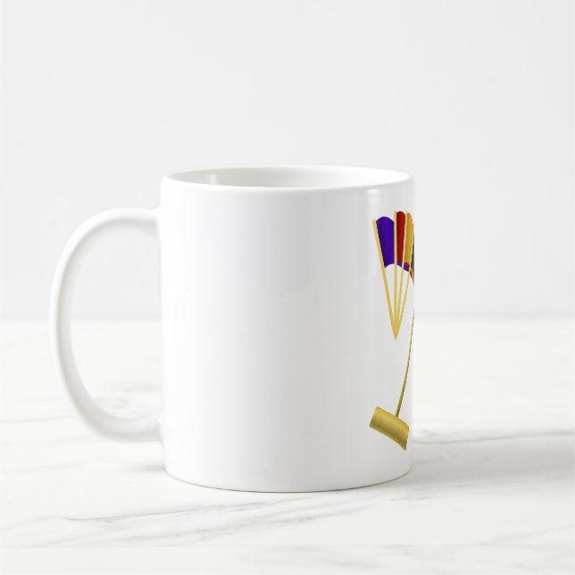 Croquet Equipment Set Mallet Balls Hoops Kaffeetasse (Links)