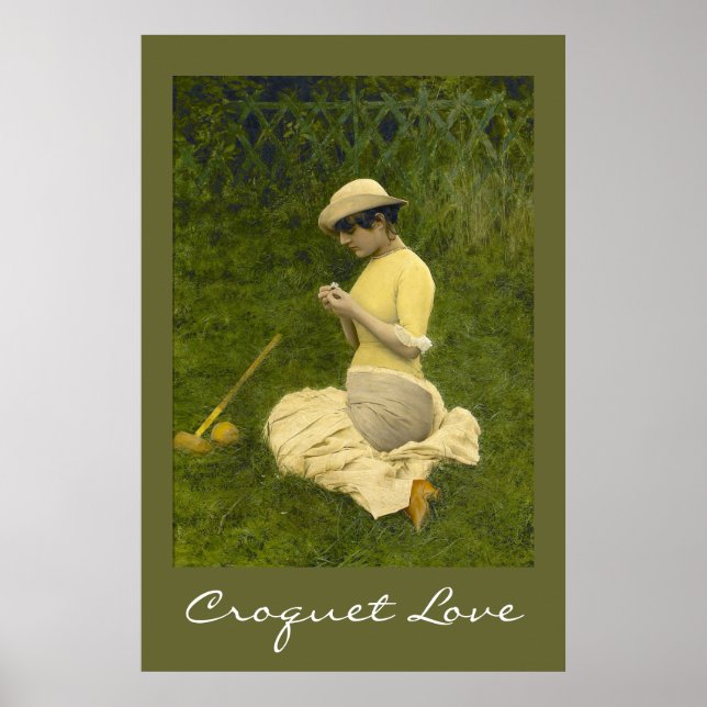 croquet love poster (Vorne)