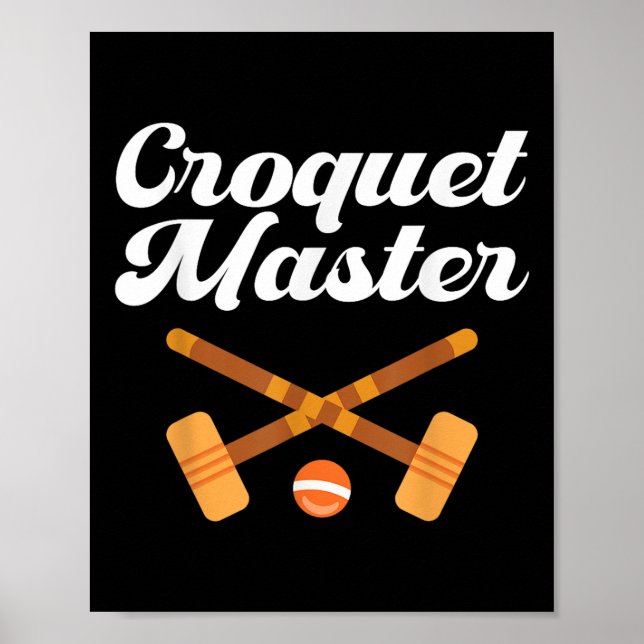 Croquet-Meister  Poster (Vorne)