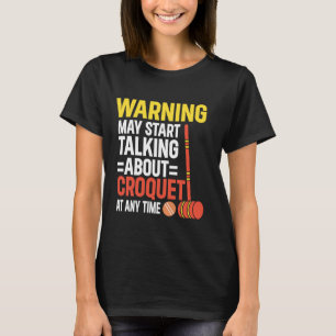 Croquet Player T-Shirt