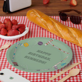 Croquet Set, Game Custom Outdoor Party Pappteller