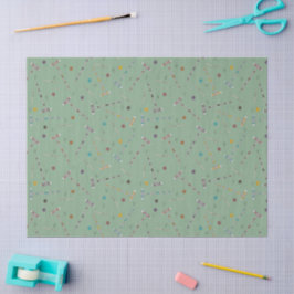 Croquet Set Lawn Games Jade Green Gemustert Seidenpapier