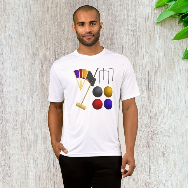 Croquet Set Mens Active T-Shirt (Von Creator hochgeladen)