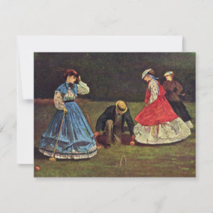 Croquet von Homer Winslow (beste Qualität)