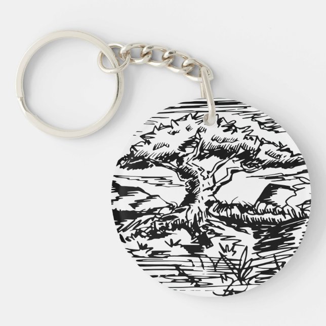 Croquis de l'arbre d'encre. (Devant)