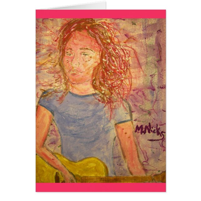 croquis de sable de guitare acoustique (Devant)