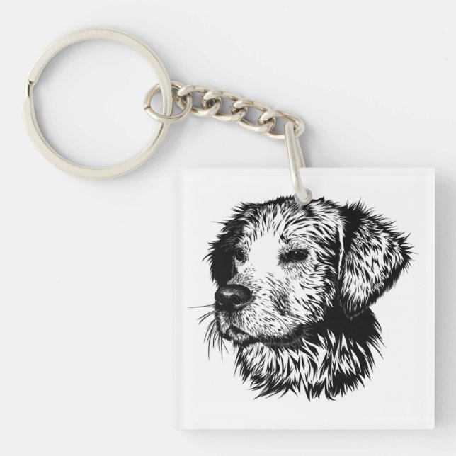 Croquis de tête de canin (Devant)