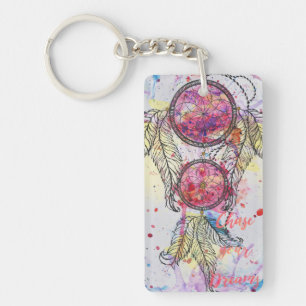 Croquis en aquarelle Dreamcatcher "Chase your Drea