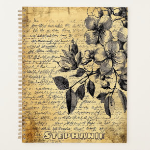 Croquis floral rustique avec calligraphie - âge (1