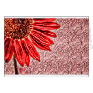 Croquis rouge de tournesol
