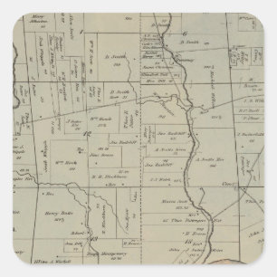 Crosby, Ohio Quadratischer Aufkleber