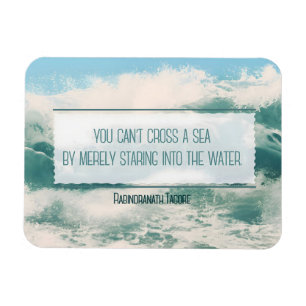 "Cross a sea" Inspiration flexibel Magnet