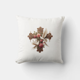 Cross and Doves PNG Clipart - Religious Christian Kissen