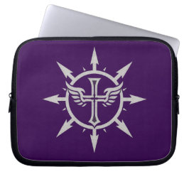 "Cross and Wings Emblem" Elektronik-Tasche Laptopschutzhülle