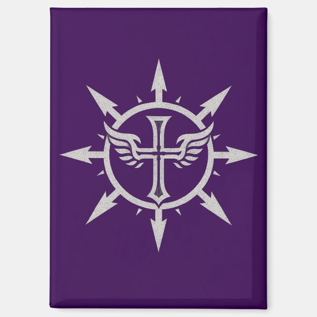 "Cross and Wings Emblem" Magnet (Recto)