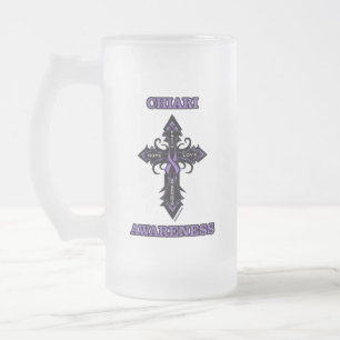 Cross/Awareness.. Chiari Mattiert Glass Beer Tasse