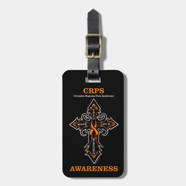 Cross/Awareness.. CRPS Gepäckanhänger (Vorderseite vertikal)