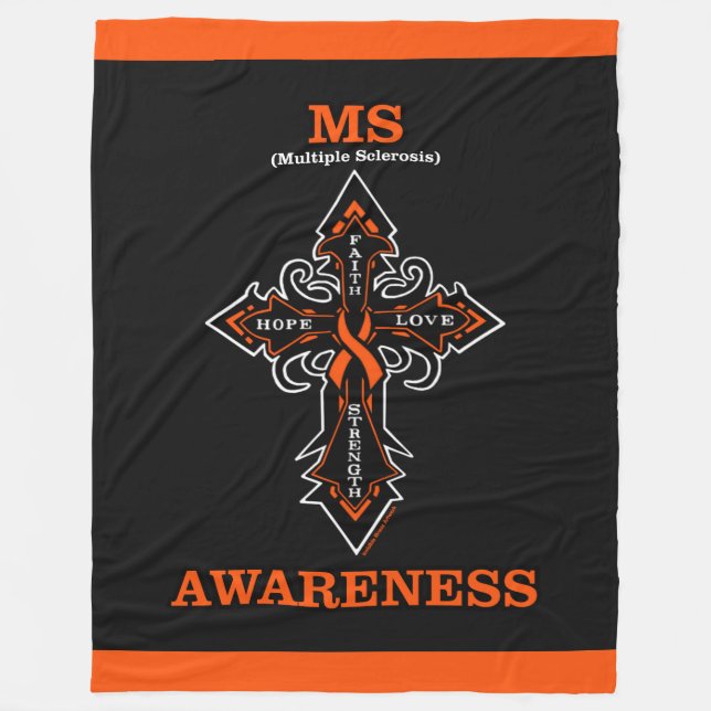 Cross/Awareness...MS Fleecedecke (Vorderseite)