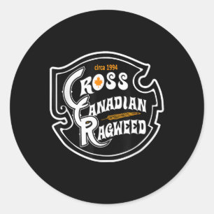 Cross Canadian Ragweed Runder Aufkleber