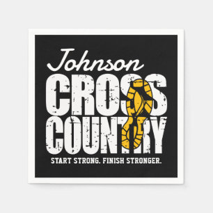 Cross Country ADT TEXT Runner, der Team Player läu Serviette