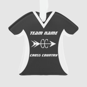Cross Country Black Sports Jersey photo