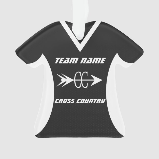 Cross Country Black Sports Jersey photo (devant)