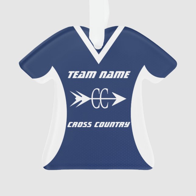 Cross Country Blue Sports Jersey (devant)