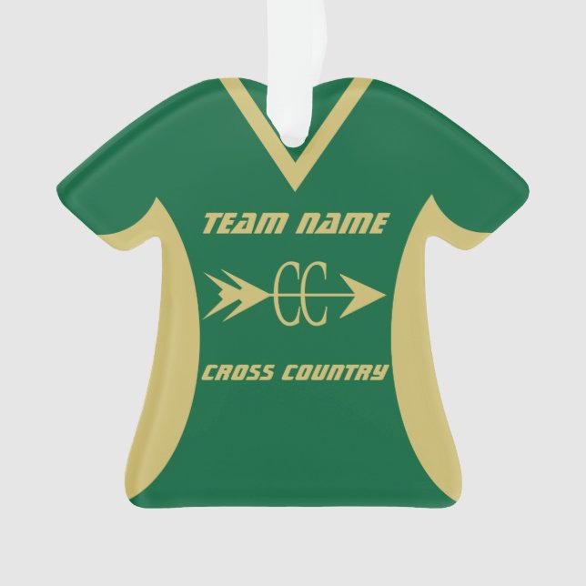 Cross Country Gold Sports Jersey (devant)