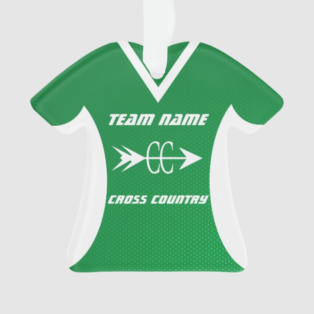 Cross Country Green Sports Jersey (devant)