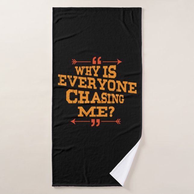 Cross Country Pourquoi tout le monde me poursuit (Serviette de bain)