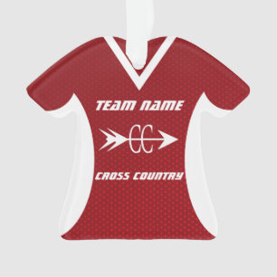 Cross Country Red Sports Jersey photo
