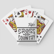Cross Country Run Pfeil Symbol spielen Karten