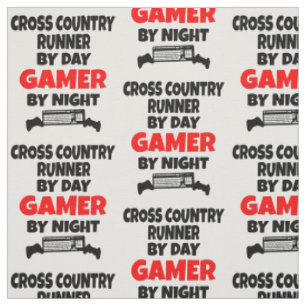 Cross Country Runner Lieben spielen Videospiele Stoff