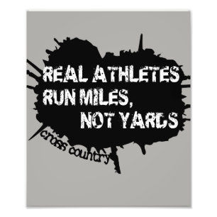 Cross Country Runner Poster