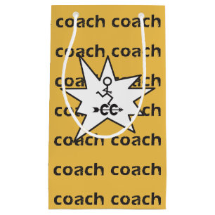 Cross Country Running Coach Geschenktasche Kleine Geschenktüte