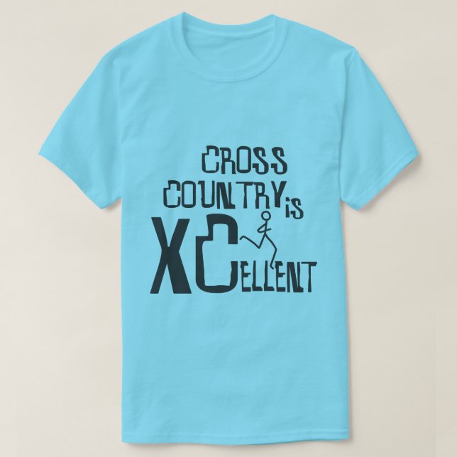 Cross Country Running ist XCellent-T - Shirt (Design vorne)