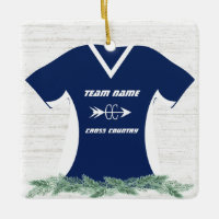 Cross Country Running Shirt Blue mit Foto