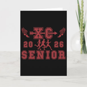 Cross Country Senior Night Xc Senior 2026 Abschlus Karte