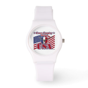 Cross Country Ski USA Armbanduhr