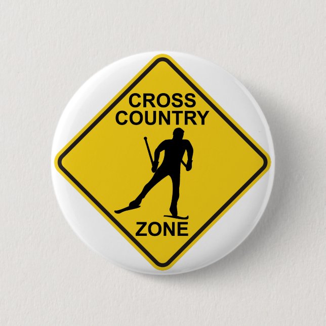 Cross Country Ski Zone Button (Vorderseite)