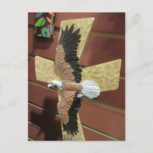 Cross & Eagle Postkarte (Vorderseite)