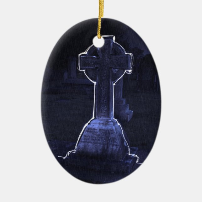 Cross Gravestone Ornament (Vorne)