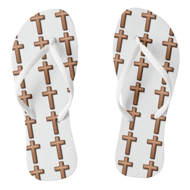 CROSS "I LIEBE GOD" FLIP FLOPS (Fußbett)