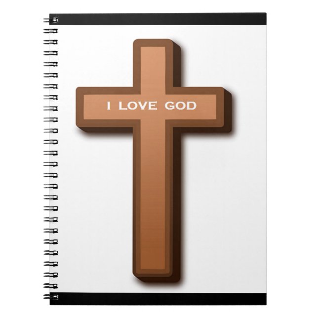 CROSS "I LIEBE GOD" NOTIZBLOCK (Vorderseite)