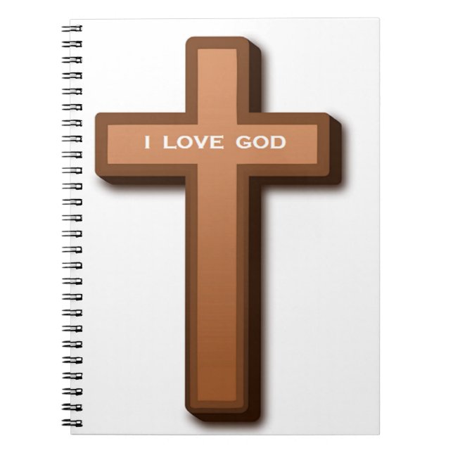 CROSS "I LIEBE GOD" NOTIZBLOCK (Vorderseite)