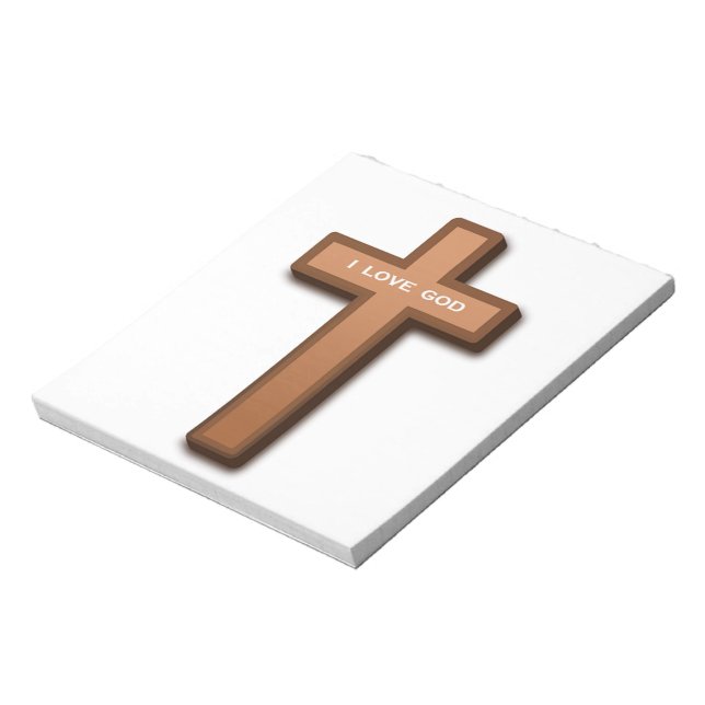 CROSS "I LIEBE GOD" NOTIZBLOCK (Rotiert)