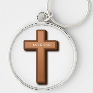 CROSS "I LIEBE GOD" SCHLÜSSELANHÄNGER