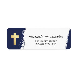 CROSS IMITATE GOLD Stilvolle Pinselstriche blau