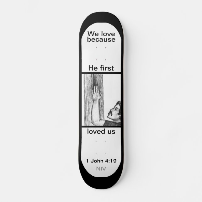 Cross Love skateboard (Recto)