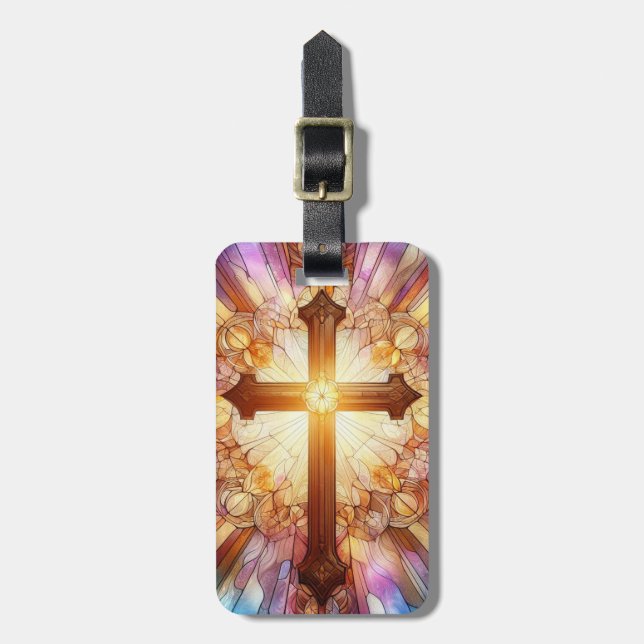 Cross Luggage Tag Gepäckanhänger (Vorderseite vertikal)